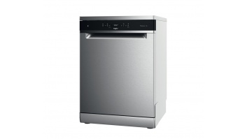 Whirlpool Dishwasher | WFO 3T133 P 6.5 X | Freestanding | Width 60 cm | Number of place settings 14 | Number of programs 10 | Energy efficiency class D | Display | Stainless steel