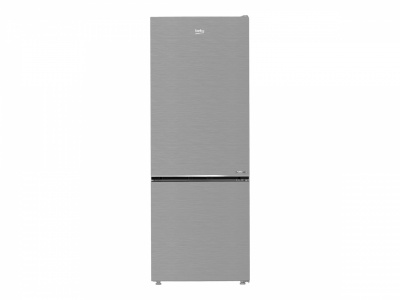BEKO Refrigerator | B3RCNE564HXB | Energy efficiency class E | Free standing | Combi | Height 192 cm | No Frost system | Fridge net capacity 340 L | Freezer net capacity 150 L | Display | 39 dB | Stainless steel
