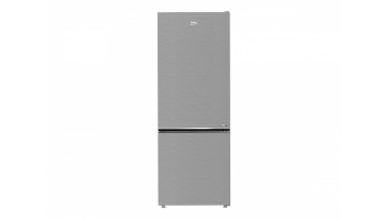 BEKO Refrigerator | B3RCNE564HXB | Energy efficiency class E | Free standing | Combi | Height 192 cm | No Frost system | Fridge net capacity 340 L | Freezer net capacity 150 L | Display | 39 dB | Stainless steel