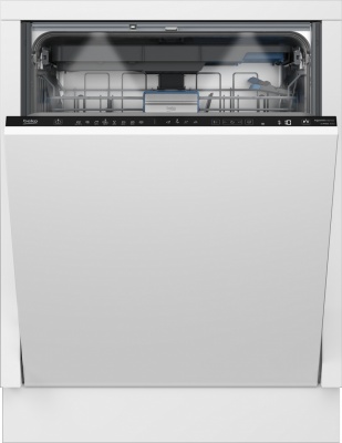 BEKO Dishwasher | BDIN38542P | Built-in | Width 60 cm | Number of place settings 15 | Number of programs 8 | Energy efficiency class C | Display | AquaStop function | White