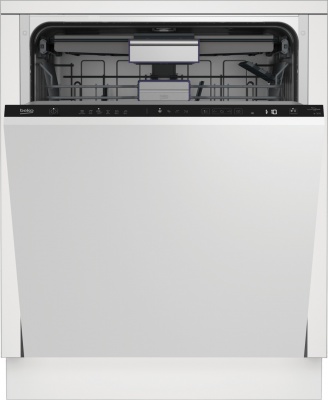 BEKO Dishwasher | BDIN36532 | Built-in | Width 60 cm | Number of place settings 15 | Number of programs 6 | Energy efficiency class D | Display | White