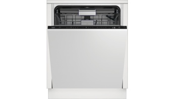 BEKO Dishwasher | BDIN36532 | Built-in | Width 60 cm | Number of place settings 15 | Number of programs 6 | Energy efficiency class D | Display | White