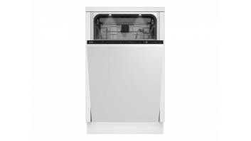 BEKO Dishwasher | BDIS38040Q | Built-in | Width 45 cm | Number of place settings 10 | Number of programs 8 | Energy efficiency class C | Display | White