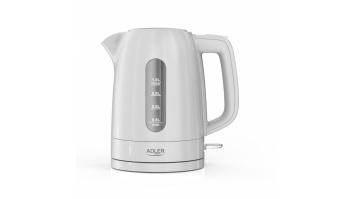 Adler Kettle | AD 1380w | Electric | 2200 W | 1 L | Polypropylene | 360° rotational base | White