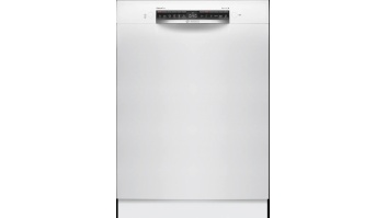 Dāvana!Bosch Bosch sērija | 4 | Iebūvējama | SMU4HMW02S | Platums 59,8 cm | Augstums 81,5 cm | D klase | Eko programma Nominālā ietilpība 14 | Wi-Fi | Balta