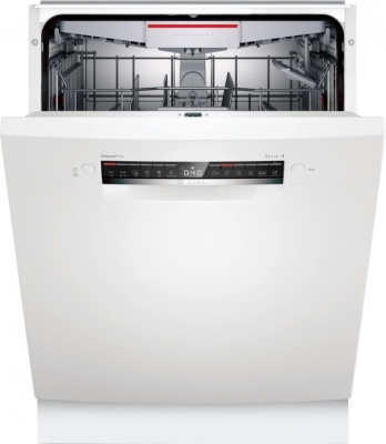 Bosch Dishwasher | SMU4HVW72S | Built-in | Width 60 cm | Number of place settings 13 | Number of programs 6 | Energy efficiency class E | Display | White