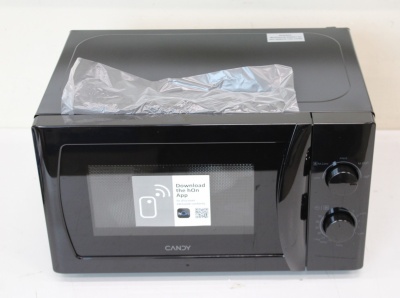 SALE OUT. Candy CMW20SMB Microwave oven, Freestanding, Capacity 20 L, 700 W, Black | Candy Microwave oven | CMW20SMB | Free standing | 20 L | 700 W | Black | DAMAGED PACKAGING, THE GAPS BETWEEN BODY AND THE DOOR DO NOT MATCH