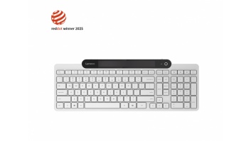 Lenovo 800 Self-Charging Bluetooth Keyboard-US English | Keyboard | Bluetooth | US English | White