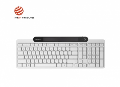 Lenovo 800 Self-Charging Bluetooth Keyboard-US English | Keyboard | Bluetooth | US English | White