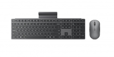 Lenovo 700 Modern Multi-Device Wireless Combo-US English | Keyboard and Mouse Set | Wireless | Mouse included | US English | Bluetooth | Luna Grey