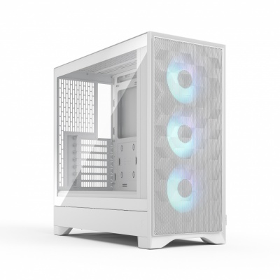 Fractal Design Case | Pop 2 Air | White TG RGB | ATX | Power supply included No