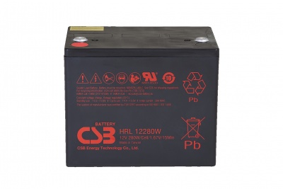 CSB Battery Battery 12V 6Ah 25W Pb F2 | HRL1225W