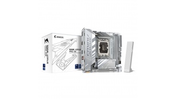 Gigabyte B860I AORUS PRO ICE | Processor family Intel | Processor socket LGA1851 | DDR5 | Supported hard disk drive interfaces SATA, M.2 | Number of SATA connectors 2