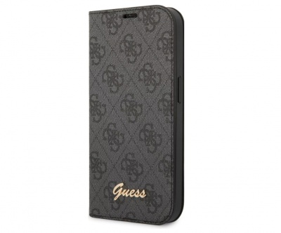 GUESS | Book Case | Apple | iPhone 14 Pro Max | Rubber/Silicone | Black