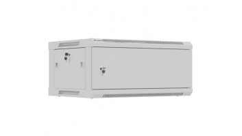 Lanberg Wall mounted installation cabinet 19" 4U 600X450 | WF01-6404-00S | Gray