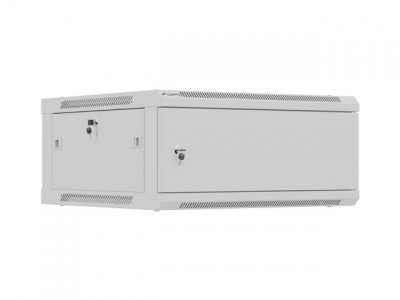 Lanberg Wall mounted installation cabinet 19" 4U 600X600 | WF01-6604-00S | Grey