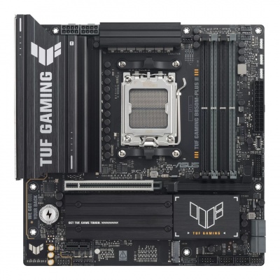 Asus TUF GAMING B850M-PLUS II | Processor family AMD | Processor socket AM5 | DDR5 | Supported hard disk drive interfaces SATA, M.2 | Number of SATA connectors 4