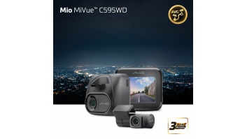 Mio MiVue C595WD (T30 rear cam), Full HD, STARVIS, Speedcam | GPS | Wi-Fi
