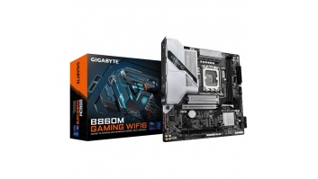 Gigabyte B860M GAMING WIFI6 | Processor family Intel | Processor socket LGA1851 | DDR5 | Supported hard disk drive interfaces M.2, SATA | Number of SATA connectors 4