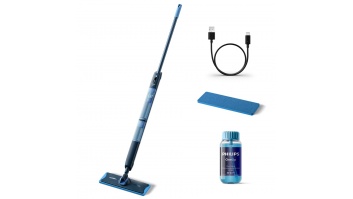 Philips | Electric Mop | XV5113/01 OneUp 5000 Series | Cordless operating | Operating time (max) 70 min | Blue/Black