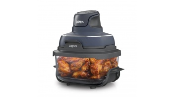 NINJA | 4-in-1 Portable Glass Air Fryer | FN101EUGY Crispi | Power 1700 W | Capacity 3.8 L | Blue/Black