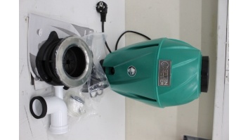 SALE OUT. Elleci Food waste disposers TDH01000 | 750 W | 1070 ml | 2800 RPM | Green | UNPACKED, SCRATCHED ON CORPUS