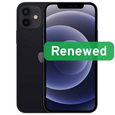 Apple Renew Grade C | iPhone 12 | Black | 6.1 " | Super Retina XDR | A14 Bionic | 4 GB | 64 GB | iOS