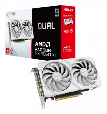 Asus Dual Radeon RX 9060 XT 16GB GDDR6 | AMD | 16 GB | Radeon RX 9060 XT | GDDR6 | HDMI ports quantity 1 | PCI Express 5.0