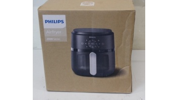 SALE OUT. Philips Airfryer | NA221/00 2000 series | Power 1500 W | Capacity 4.2 L | Rapid Air technology | Black/Silver | DAMAGED PACKAGING