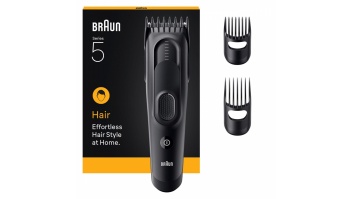 Braun Hair Clipper | HC5530 Series 5 | Cordless | Number of length steps 17 | Black