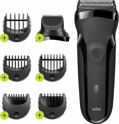 Braun Shaver | 300BT Series 3 | Operating time (max) 30 min | NiMH | Black
