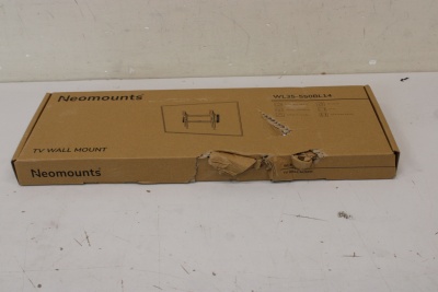 SALE OUT. Neomounts LEVEL-550 WL35-550BL14 Tiltable TV mount wall - 32-75" - max 60 kg - VESA 100x100-400x400 - d 3,3 cm - Easy Install-mode | Neomounts Wall mount | WL35-550BL14 TV mount wall | Tilt | 32-75 " | Maximum weight (capacity) 50 kg | DAMAGED P