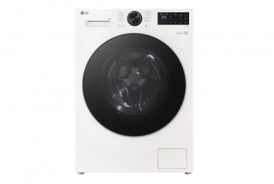 LG Washing machine | F2X50S9TWB | Energy efficiency class A | Front loading | Washing capacity 9 kg | 1200 RPM | Depth 48 cm | Width 60 cm | Display | LED | Steam function | Direct drive | Wi-Fi | White