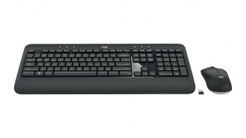 Logitech | MK540 Advanced | Keyboard and Mouse Set | Wireless | Mouse included | Batteries included | US | Black | USB | Wireless connection