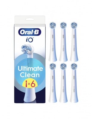 Oral-B | Replaceable toothbrush heads | iO UltimateClean | Heads | For adults | Number of brush heads included 6 | White