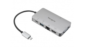 Targus | USB-C DP Alt Mode Single Video 4K HDMI/VGA Docking Station with 100W PD Pass-Thru | DOCK419EUZ | VGA (D-Sub) ports quantity 1 | HDMI ports quantity 1