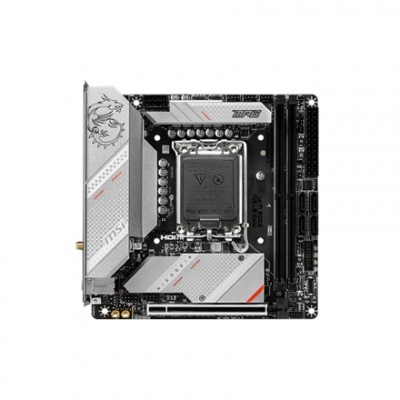 SALE OUT. MSI MPG B760I EDGE WIFI | Processor family Intel | Processor socket  LGA1700 | DDR5 DIMM | Memory slots 2 | Supported hard disk drive interfaces SATA, M.2 | Number of SATA connectors 4 | Chipset Intel B760 | Mini-ITX | REFURBISHED, WITHOUT ORIGI