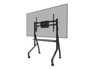 Neomounts Floor stand | FL50-525BL1 TV trolley | Adjustable Height | 55-86 " | Maximum weight (capacity) 76 kg | Black