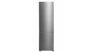 Midea Refrigerator | MDRB600MME46 | Energy efficiency class E | Free standing | Combi | Height 201 cm | No Frost system | Fridge net capacity 313 L | Freezer net capacity 130 L | Display | 35 dB | Stainless steel