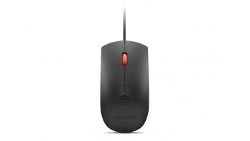 Lenovo Fingerprint Biometric USB Mouse Gen3 | Wired | USB-A | Black/Red