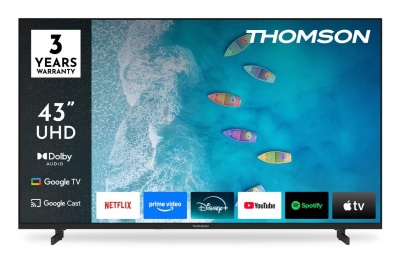 TV Set|THOMSON|43 "|4K Ultra HD|3840 x 2160 pixels|Flat|16:9|LED|43UG4S15