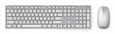 KEYBOARD +MOUSE WRL OPT. W5000/WHITE 90XB0430-BKM3A0 ASUS