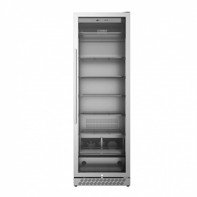 Caso | Dry aging cabinet with compressor technology | DryAged Master 380 Pro | Energy efficiency class Not apply | Food-ageing cabinet with compressor technology | Free standing | Bottles capacity Not apply | Cooling type  Compressor technology | Stainles