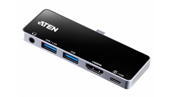 Aten | USB-C Travel Dock with Power Pass-Through | UH3238-AT | Dock