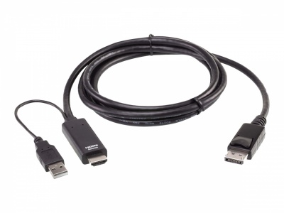 Aten | True 4K 1.8M HDMI to DisplayPort Cable | 2L-7D02HDP