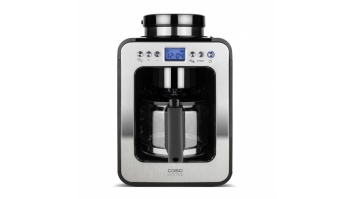Caso | Design Compact Coffee Maker with Grinder | Pump pressure Not applicable bar | 600 W | Manual | Black/Stainless steel