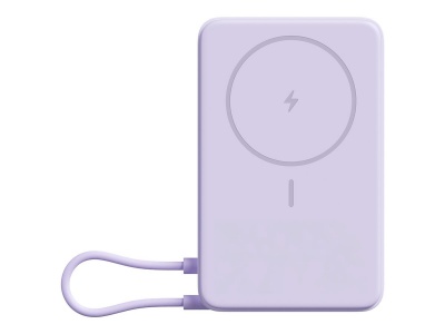 Xiaomi Magnetic Power Bank 10000 with Built-in | 10000 mAh | Purple