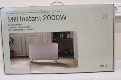 SALE OUT.  | Mill | Heater | SG2000LED | Convection Heater | 2000 W | Number of power levels 3 | Suitable for rooms up to 30 m² | White | DAMAGED PACKAGING, DENT ON CORPUS