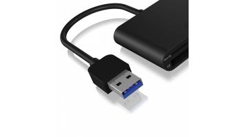 Raidsonic | ICY BOX | IB-CR301-U3 USB 3.0 External card reader | USB 3.0 Type-A | 3 x card reader slot: CF, SD, microSD