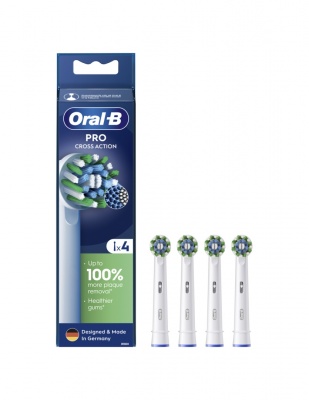 Oral-B | Toothbrush Heads | Cross Action Pro | Heads | For adults | Number of brush heads included 4 | Number of teeth brushing modes Does not apply